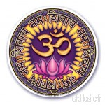 Mandala Arts Sticker fenêtre "Aum Om Namah Shivaya" en - B00KQZD664